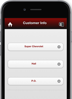 Hailbooks Customer Input Screen